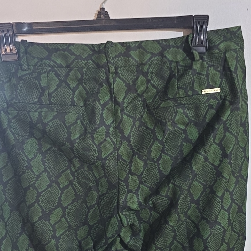 Green Patterned Men's Pants - Picture 4 of 4